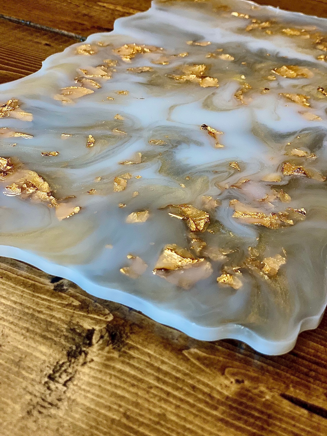 Charcuterie Board Set/ Custom Serving Tray/ Resin Charcuterie Board
