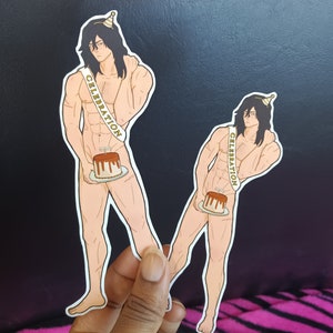 Anime B-Day suit AU Aiizawa (any occasion) || Vinyl Stickers || Removable and Repositionable || High Resolution