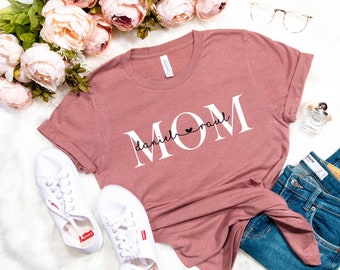 Personalized Gift For Mom, Mom Shirt,Custom Mom Shirt With Kids's Names,Gift for Birthday Mom,Mama Shirt, Mothers Day Gift,Mothers Day Shirt