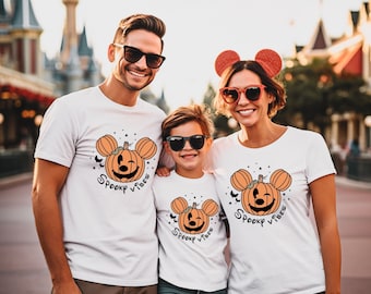 Halloween Family Matching Shirt, Disney Halloween Shirt, Halloween Gift, Mickey Toddler Tee, Halloween Shirt, Spooky Pumpkin Shirt,Kid Shirt