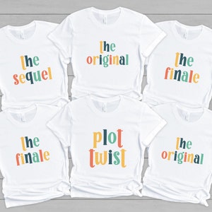 The Original The Sequel The Finale Tee, Big Sister Big Lil Bro, Matching Sibling Shirts, Middle Sister, Little Sis Funny Siblings Day Shirt