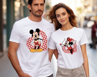 Mickey and Minnie In Love Shirt, Valentines Day Shirt, Disney Shirt, Disney Matching Couples Shirt, Disney Family Shirt, Matching Family Tee
