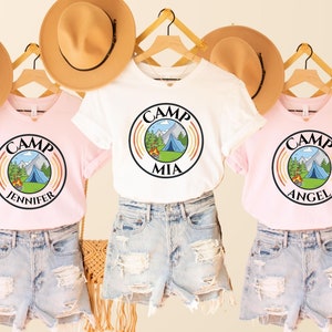 Custom Camp Shirt, Camp Gifts, Custom T-shirt, Custom Shirt, Custom Camp Shirt, Camp Crew Shirt, Camp Custom Shirt, Camping Family Shirt