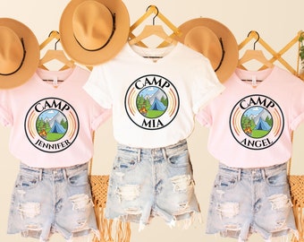 Custom Camp Shirt, Camp Gifts, Custom T-shirt, Custom Shirt, Custom Camp Shirt, Camp Crew Shirt, Camp Custom Shirt, Camping Family Shirt