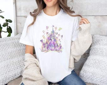 Camiseta del Castillo de Walt Disney, Camisetas familiares a juego con el Castillo, Camiseta del Castillo del Reino Mágico, Camiseta del Castillo para mujer, Camiseta infantil del Castillo, Camisetas Disney