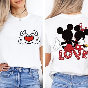 Mickey And Minnie Couple Shirt, Disney Valentine Day Shirt, Mouse Couples Shirt, Mickey Shirt, Minnie Shirt, Disney Matching Sweatshirt