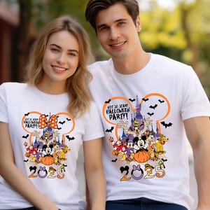 Custom Disney Halloween 2025 Shirt, Not So Scary Halloween Shirt, Disney Family Halloween Shirts, Disney Trip Shirt, Disney Halloween Shirts