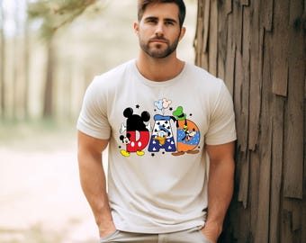 Disney Dad Shirt, Mickey Donald Goofy Dad Tee, Father's Day Disney Shirt, Disneyland Family Trip Shirt,Disney Matching Shirt for Dad T-shirt