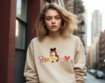 Disney Princess Sweatshirt, Disney Princess Birthday Girl Tee, Disney Princess Characters Shirts, Disney Girl Tee, Disneyland Princess Shirt