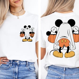 Disney Mickey Halloween Shirt, Mickey Ghost Shirt, Retro Mickey Spooky Shirt, Mickey's Not So Scary, Disney Halloween Shirt,Halloween Minnie