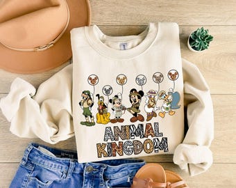 Animal Kingdom Safari Sweatshirt, Disney Safari Shirt, Familie Safari Shirt, Disneyland Leopard T-Shirt, Mickey Safari Shirt, Disney Wild Zoo T-Shirt