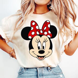 Minnie Mouse T Shirt, Disney Minnie Shirt, Minnie Checkered Shirt, Disney Gift Shirts, Disney Shirts Kids, Minnie Shirt, Retro Disney Mouse