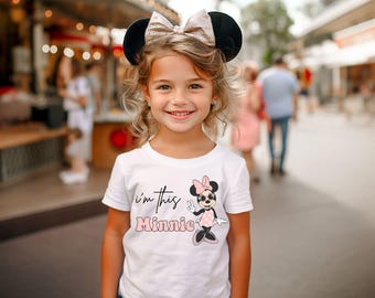 I’m This Minnie Birthday Shirt, Disney Birthday Party, 2rd Birthday Gift, Disneyland Birthday Trip, Birthday Princess, 2rd Birthday Shirt