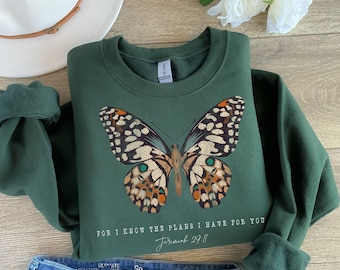 Religious Shirt, Jesus Shirt, For I Know The Plans I Have For You, Christian Shirt, Faith Shirt, Bible Verse,Trendy Christian,Gift for Women