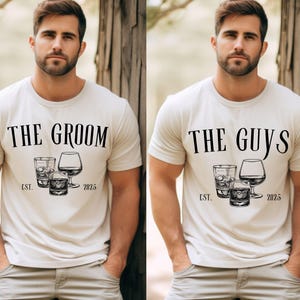 The Groom And The Guys Party Shirt, Bachelorette Party Shirt, Bachelorette Man Shirt, Groomsmen Shirt, Wedding Party Shirt, Groom's Friends