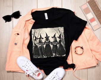 Vintage Girls Will Be Girls Witch Shirt, Funny Witch Vintage Shirt, Vintage Halloween Women Shirt, Witchy Vibes Shirt, Bestfriend Gift