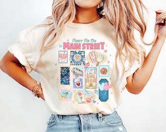 Meet Me On Main Street Shirt, Magic Kingdom Shirt, Main Street Theme Park Tee, Disney Family Trip Matching 2026 Tee, Disney Girls Trip Gift