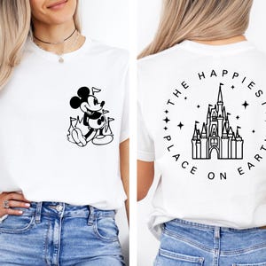 The Happiest Place One Earth Shirt, Magical Castle Shirt, Mickey Castle Shirt, Disney Vacation Shirt, Magical Kingdom Shirt