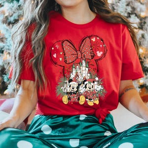 2024 Mickey&#39;s Very Merry Christmas Party Sweatshirt, Disney Christmas Family Shirt, Magic Kingdom Christmas Gift, Minnie Christmas Shirt