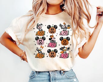 Micky und Freunde Skelett Kürbis Disney Halloween Shirt, Mickey's Not So Scary Halloween Party 2025, BTW Disneyland Familie Halloween Geschenk