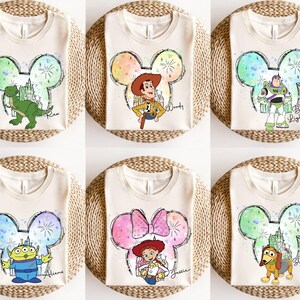 Toy Story Shirt, Buzz Lightyear Sweatshirt, Slinky Dog Tee, Rex and Jessie Shirt, Sheriff Woody Shirt, Mickey Head Shirt, Disney Trip Shirt