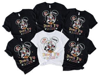 Disney 2025 Shirts, Disneyworld Shirts, Disney Vacation T-shirt, Disney Couple Shirt, Disney Clothes, Disney Trip Shirts, Disney Trip 2025