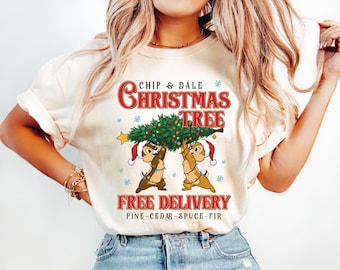 Chip and Dale Christmas Shirt, Disney Chip and Dale Christmas Sweatshirt, Disney Christmas Matching Shirt, Disney Merry Christmas Gift
