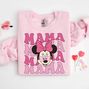 Disney Mama Shirt, Minnie Disney Mom Shirt, Minnie Mama Tee, Disney Mommy Birthday Shirt, Disney Family Trip Tee, Mickey Dada  T-Shirt