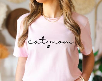 Cat Mom Shirt, Cat Mom Kamala T-Shirt, Mothers Day T-Shirt, New Cat Mom Gift, Gift For Mothers Day, Proud Kitty Mama Shirt, Kitty Mom Shirt