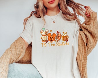 Disney Tis The Season Shirt, Herbst TShirt, Disney Halloween Shirt, Disney Football Shirt, Halloween Geschenk, Disney T-Shirt, Disney Geschenk, Herbst Geschenke