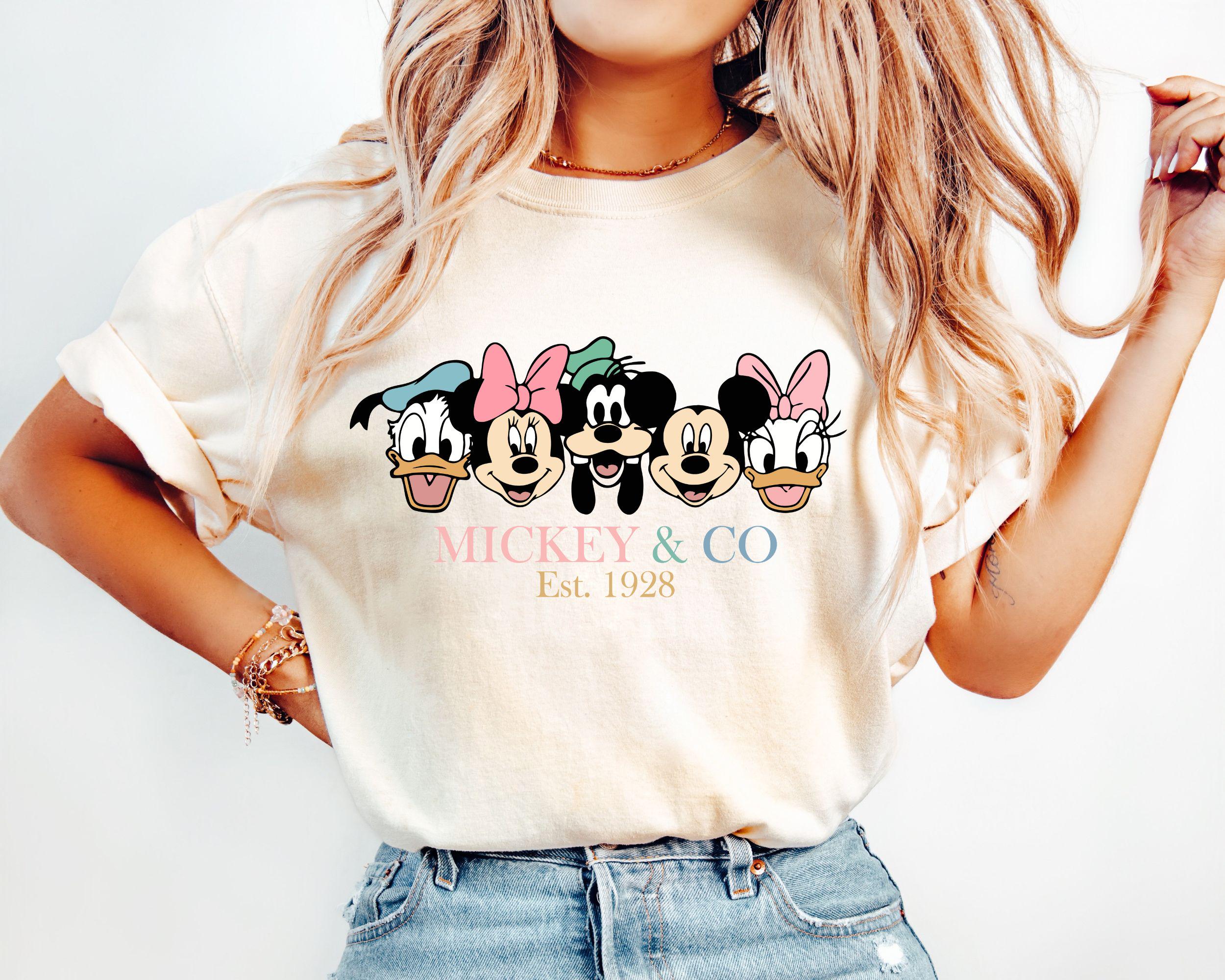 Retro Mickey & Co 1928 Shirt, Vintage Disney Shirt, Mickey And Co, Disneyworld Shirts, Family Mickey And Friends Shirt, Disney Family Shirt