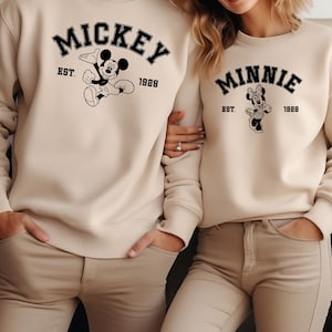 Retro Vintage Disney Sweatshirt, Matching Disney Shirts, Mickey and Friend Shirt, Disney Family,Disneyland Tee, Disney Full Characters Shirt