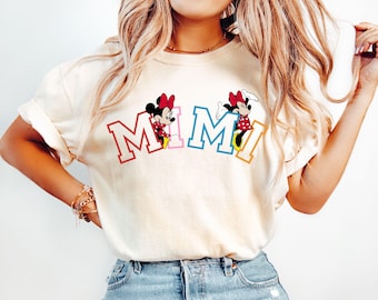 Mimi Mouse Shirt, Grandma Mouse Shirt, Disney Family Shirt, Women's Disney Shirt, Disney Grandma Shirt, Disneyworld Shirt, Gift for Grandma
