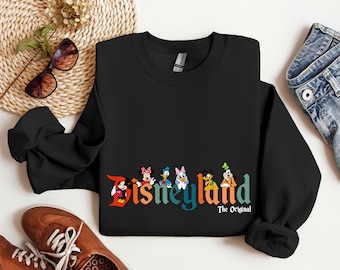 Bluza Disneyland The Original, Koszulka Mickey Disneyland, Koszulka Mickey i Przyjaciele, Koszulka Disneyland, Koszulka Disney dla kobiet i mężczyzn, Modny T-shirt