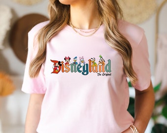 Camiseta original de Disneyland, camiseta de Mickey Disney, camiseta de Mickey y sus amigos, camiseta de Disneyland, camiseta de Disney para mujer y hombre, camiseta familiar de Disney.