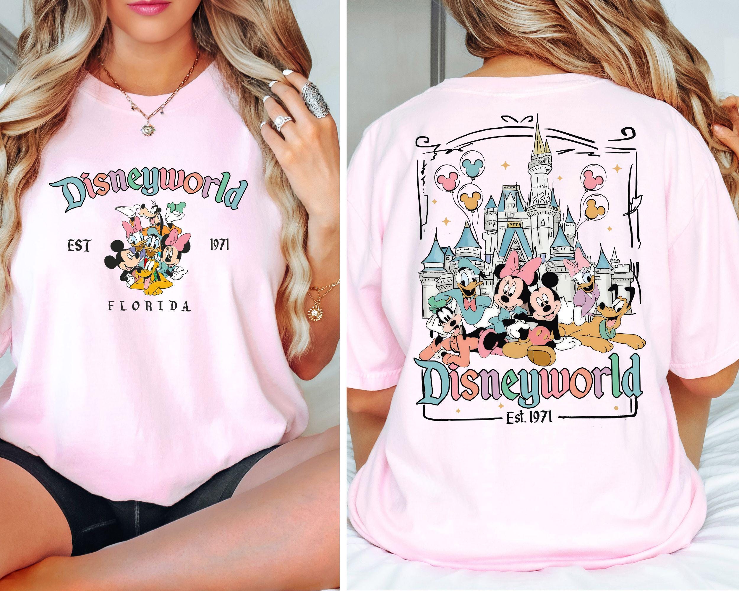 Disneyland Florida T Shirt, Disneyland Est. 1971 Shirt, Disneyworld Shirt, Disney Trip Shirt, Mickey And Friends Shirt, Mickey Mouse Shirt