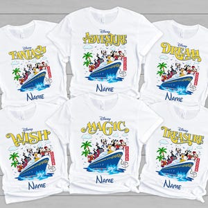 Benutzerdefinierte Disney Cruise Shirt, Disney Cruise 2025 Shirts, benutzerdefinierte Disney Cruise Familie passende Shirt, Disney Cruise Group T-Shirts, Disney Urlaub