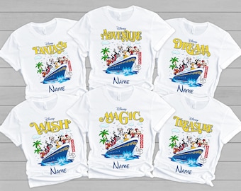 Maglietta personalizzata Disney Cruise, magliette Disney Cruise 2025, maglietta personalizzata coordinata per la famiglia Disney Cruise, magliette Disney Cruise Group, vacanze Disney