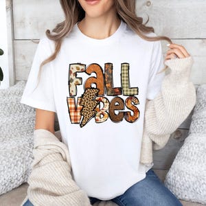 Herbst Vibes Shirts, Leoparden Herbst T-Shirt, trendige Herbst T-Shirts, Herbst Vibes Sweatshirt, Herbstlaub Shirts, Thanksgiving, Happy Thanksgiving