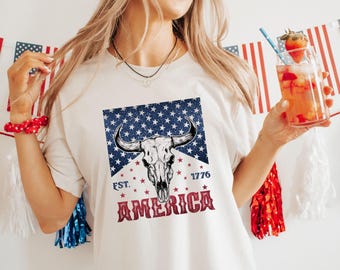 Camiseta del 4 de julio, camiseta del 4 de julio, camiseta del 4 de julio, camiseta del 4 de julio, camiseta del 4 de julio, camiseta de EE. UU., camiseta country western