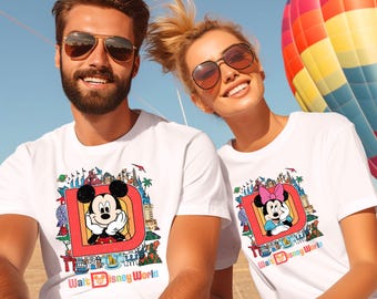 Camiseta vintage de Walt Disneyworld, camiseta de todos los personajes de Disney, camiseta de Mickey y sus amigos, camiseta de grupo de Disney, camiseta familiar de Disney, regalo de viaje a Disney