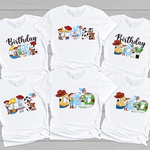 Toy Story Birthday Shirt, Disney Family Birthday Shirt, Toy Story Birthday Boy Girl Mom Dad Shirt, Custom Toy Story Shirt, Birthday Girl Tee