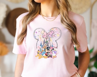 Mickey And Friend T-Shirt, Disney Castle Shirt, Disneyland Shirt, Mickey and Minnie Shirt, Disney Vacation T-Shirt, Disney Family Trip Shirt
