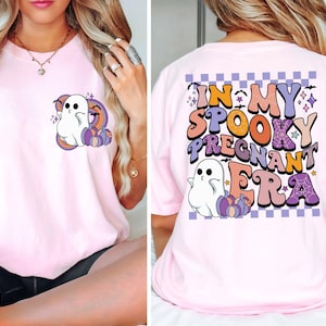 Pregnancy Halloween Shirt, New Mom Gift, Pregnancy Announcement Shirt, Spooky Pregnancy Era, Halloween Maternity Sweatshirt,Mommy To Be Tee,