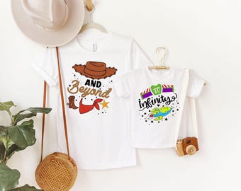 Buzz And Woody Matching Shirts, To Infinity And Beyond Shirt, Toy Story Boys Disney, Brother Sister Disney Shirts, Kids Disney World Shirt