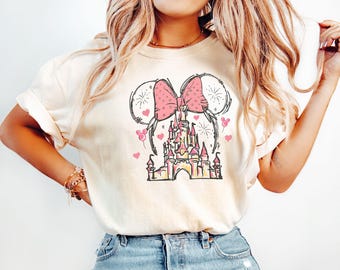 Disney Minnie Mouse Castle Shirt, Magic Kingdom Family Shirt, Vintage Disney Shirt, Disneyland Shirt, Magical Kingdom, Gift for Friend