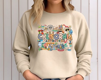 Disneyland California Adventure Sweatshirt, Disneyland Sweatshirts, Disneyland California TShirt,Family Disney Shirt,Unisex Disneyland shirt