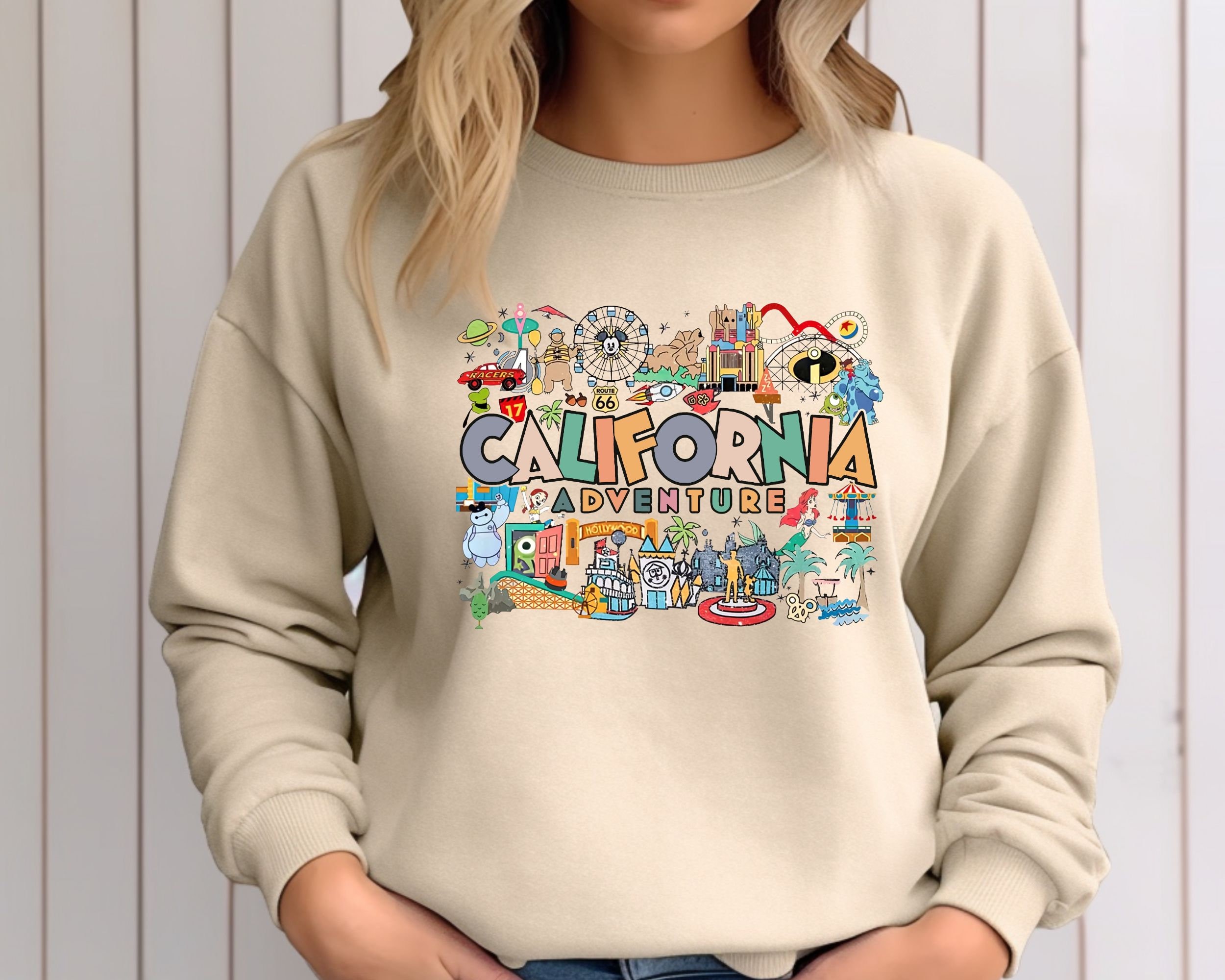 Disneyland California Adventure Sweatshirt, Disneyland Sweatshirts