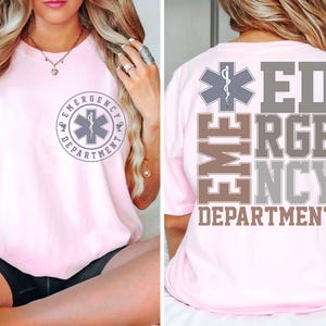 Camiseta de Urgencias, Enfermera de Urgencias, Técnico de Urgencias, Enfermero de Urgencias, Medicina de Urgencias, Graduado de Enfermería de Trauma, Regalo de Enfermería