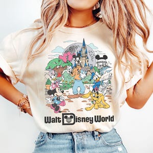 Retro Walt Disneyworld Shirt, Vintage Disneyworld Shirt, Mickey And Friends Shirt, Retro Disney Shirt,Disney 2025 Trip Shirt,Gift for Disney